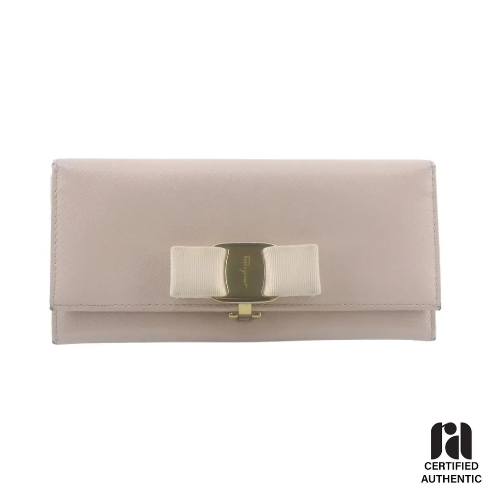 Salvatore Ferragamo Pink Long Wallet